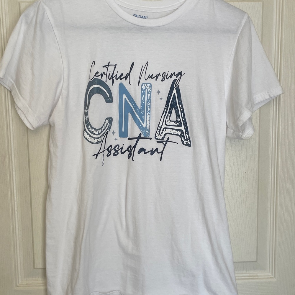 Gildan White T-Shirt with CNA Design
